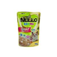 ราคา อาหารเปียกแมว NEKKO KITTEN 70 กรัม เนื้อมูส น้ำเกรวี่ ครีมม (28666987894)