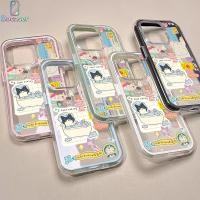 ราคา เคสไอโฟน สำหรับ iPhone 17 16 15 Pro Max 11 12 13 14 6 6P 7 8Plus X XR XS Max แมวอาบน้ำ เคสไอโฟน สำหรับ TPU นุ่ม 2 in 1 (51209352688)