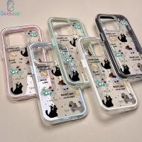 ราคา เคสไอโฟน สำหรับ iPhone 17 16 15 Pro Max 11 12 13 14 6 6P 7 8Plus X XR XS Max แมวการ์ตูน เคสไอโฟน สำหรับ TPU นุ่ม 2 in 1 (43830304852)