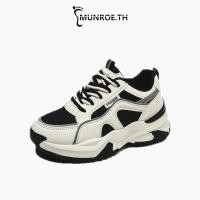 ราคา รองเท้ากีฬา พื้นหนา แฟชั่นสบาย ins เวอร์ชั่นเกาหลีใหม่ รองเท้าผ้าใบผู้หญิง (49852960548)