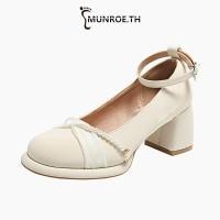 ราคา ความเรียบง่าย สันทนาการ วินเทจ รุนแรง ส้น สูง รองเท้าแมรี่เจน สไตล์ใหม่ เข็มขัดหัวเข็มขัดคำเดียว รองเท้าส้นสูง (42504676858)