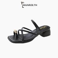 ราคา ฤดูร้อน สไตล์ใหม่ แฟชั่น รุนแรง ส้น สูง ป้องกันการลื่นไถล วินเทจ รองเท้าแตะ รองเท้าแตะ (25595882445)
