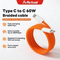 ราคา Actual PD 60W USB C to USB Type C Cable Fast Charge Data Cable For Iphone 15 16 17 (56308528234)