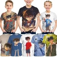 ราคา เสื้อยืดนักสืบโคนัน สำหรับเด็กอายุ 2 13 ปี คอกลม แขนสั้น พิมพ์ลายสามมิตินูน (54258670974)