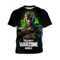 ราคา Call of Duty เด็ก 3D การพิมพ์ดิจิตอล Cool เครื่องแต่งกาย Call of Duty เสื้อยืดแขนสั้นชายหญิงฤดูร้อนการพิมพ์ (27678549633)