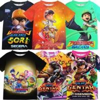 ราคา Boboiboy Elements Hero การ์ตูนเกมพิมพ์ภาพเคลื่อนไหวแขนสั้นเสื้อยืดเด็กทุกวันแฟชั่น Boy Casual Top (24141452522)