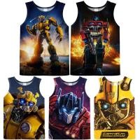 ราคา เสื้อยืดแขนกุด พิมพ์ลาย Transformers Optimus Prime Bumblebee 3 มิติ แฟชั่น สําหรับเด็กผู้ชาย และผู้หญิง อายุ 3 13 ปี (21177573573)