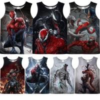 ราคา ใหม่ เสื้อยืดแขนกุด พิมพ์ลาย Marvel Venom Spiderman 3D แฟชั่น สําหรับเด็กผู้ชาย 3 13 ปี (20577755630)