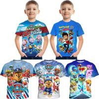 ราคา Paw PATROL เสื้อยืดคอกลม แขนสั้น พิมพ์ลายการ์ตูนน่ารัก 3D ใส่สบาย แฟชั่นฤดูร้อน สําหรับเด็ก 3 13 ปี (14438030804)