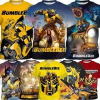 ราคา เสื้อยืดแขนสั้น พิมพ์ลาย Transformers Bumblebee เหมาะกับของขวัญวันเกิด แฟชั่นฤดูร้อน สําหรับเด็กผู้ชาย อายุ 3 13 ปี (19875985674)