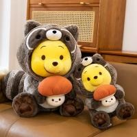 ราคา ฤดูหนาว Warm Sun Winnie the Pooh Pooh Cross Dressing Winnie the Pooh Little Raccoon ตุ๊กตาตุ๊กตาตุ๊กตาหมอนน่ารักของขวัญสําหรับเด็กผู้หญิง (54958305814)
