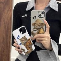 ราคา ถือขนมปังนมแมวเข้ากันได้ iPhone 16 13ProMax 8plus 14ProMax 16plus 15ProMax 12 13Pro 11ProMax XSMAX 14plus 12ProMax XR XS เคสโทรศัพท์สองในหนึ่งเดียวเคสแข็ง (42411845945)