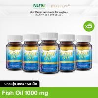 ราคา 5 กระปุก Real Elixir Fish Oil 1 000 mg 30 แคปซูล น้ำมันปลาแท้ แหล่งรวมโอเมก้า 3 EPA และ DHA (55507956059)
