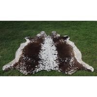 ราคา นำเข้า Tricolor Cowhide Rug พรมหนังวัวบราซิล 3 สีแท้ Natural Brazilian Cowhide พรมหนังวัวธรรมชาติ ขนาดใหญ่ 180cm (51502233159)