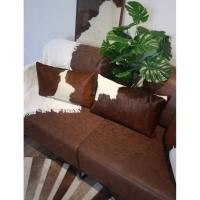 ราคา นำเข้า หมอนอิงหนังวัวสไตล์ยุโรป 50x30 European Style Cowhide Pillow โรงงานขายตรงและรับผลิตตามสั่ง (50952695118)