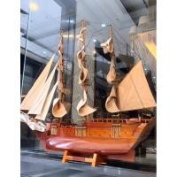 ราคา นำเข้า เรือรบจำลองไม้ USS Constitution งานคราฟต์ไม้จำลองขนาดใหญ่ 150 136 34cm ของแต่งบ้าน คาเฟ่ โรงแรมพรีเมียม (40376806268)
