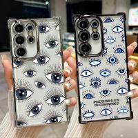 ราคา SAMSUNG Evil Eye Blue Eyesเคสโทรศัพท์สําหรับSamsung Galaxy A04 A04e A14 A24 A34 A54 A03 Core A04S A02S A03S A02 A20S Soft Anti Dropฝาครอบโปร่งใส (51359307618)