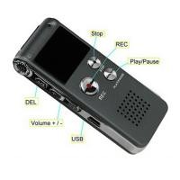 ราคา เครื่องบันทึกเสียง USB Voice Recorder MP3 8GB เลือกภาษาไทยได้ เมนูหลายภาษา ส่งด่วน (40211438205)