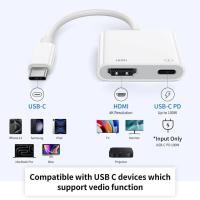 ราคา Type C to HDMI Digital AV Adapter สำหรับ iPhone15 iPad10 Android แล็ปท็อป ต่อทีวี (26989507798)