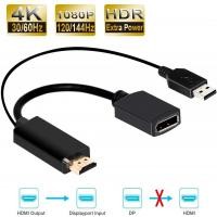 ราคา 4K 60Hz HDMI to Displayport อะแดปเตอร์สาย 1080P 120Hz HDMI to DP Converter ชาย HDMI 2 0 to Displayport สําหรับ PC TV Xbo (48502955088)