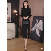 ราคา A69ขาว A108ดำꔛ ꕤ M 4XL เดรสผ้าสูทพรีเมี่ยม ไม่มีซับใน งานสวยแบบออกงานได้ ผ่าหน้าด้านข้าง ตรงปกꔛ ꕤ (52552776354)