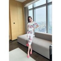 ราคา A46ꔛ ꕤ เดรสผ้าเนื้อนิ่ม พิมพ์ลายชัด แพทเทิลสวย ꔛ ꕤ (42100323850)