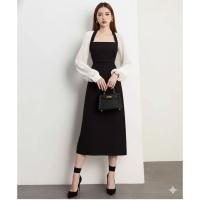 ราคา A50ꔛ ꕤ เดรสผ้าสูทพรีเมี่ยมมีซับใน แพทเทิลสวย แขนผ้าแก้วเนื้อนิ่มสีขาวꔛ ꕤ (41576880773)