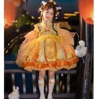 ราคา สาวฤดูใบไม้ร่วงชุดเด็กกระโปรงสไตล์ฤดูหนาวโลลิต้าชุดเจ้าหญิงสไตล์จีน ฮันฟู ชุดสไตล์ใหม่แฟชั่น (51156772880)