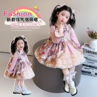 ราคา จินซิน เสื้อผ้าเด็กสไตล์โลลิต้า ลายดอกไม้สีชมพู (40979265803)