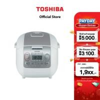 ราคา TOSHIBA หม้อหุงข้าวดิจิตอล ขนาด 1 ลิตร รุ่น RC 10NMF WT A (621379084)