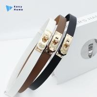 ราคา เข็มขัดหนัง PU แบบบางปรับได้สำหรับผู้หญิงเดรสยีนส์เข็มขัดแฟชั่นใหม่ (53552978464)