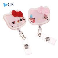 ราคา Kawaii Shake Hello Kitty ที่ใส่เหรียญแบบปรับขนาดได้มีป้ายชื่อแมวพยาบาลแพทย์นักเรียนแท็กชื่อและ ID holde Accessories (44277428450)
