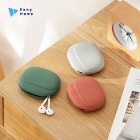 ราคา กล่องเก็บสายดาต้าแบบพกพากระเป๋าใส่หูฟังซิลิโคนกล่องเก็บสายชาร์จโทรศัพท์อเนกประสงค์ (45703494823)