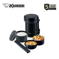 ราคา Zojirushi Lunch Jars ปิ่นโตอาหารสูญญากาศเก็บความร้อน รุ่น SL GH18 BA สีดำ (806084488)