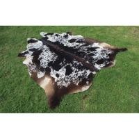 ราคา นำเข้า พรมหนังวัวแท้สามสีสุดหรู 5 x 6 ฟุต Luxurious Tricolor Cowhide Rug Real Hair on Cowhide (53803062352)