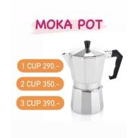 ราคา MOKA POT 1 2 3 CUP 290 (7752362322)