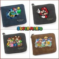 ราคา Super Mario Wallet PU Matte Zipper Wallet ความจุขนาดใหญ่กระเป๋าสตางค์อเนกประสงค์ (49359302187)