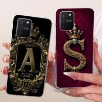 ราคา Clear สําหรับ Samsung S10 Lite G770F G770U1 สําหรับ Samsung Galaxy S10 Lite กรณีหรูหรา Crown AZ ตัวอักษร 2D แบนรูปแบบนุ่มเคสโทรศัพท์ (56054891488)