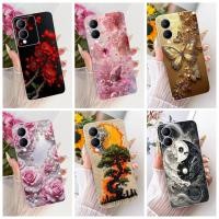 ราคา เคส Vivo Y17s ปกน่ารักโปร่งใสแมวแฟชั่นผีเสื้อตลกทาสีปลอกโทรศัพท์แบบนุ่ม VivoY17s (52903895675)