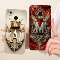 ราคา เคสโทรศัพท์สําหรับ Redmi 4x ฝาครอบหรูหรา AZ ตัวอักษร Crown 2D ปลอกซิลิโคนทาสี (52306201604)