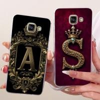 ราคา สําหรับ Samsung Galaxy A3 2016 SM A310F สําหรับ Samsung A3 2016 กรณีโปร่งใสหรูหรา Crown AZ ตัวอักษร 2D แบนรูปแบบนุ่มเคสโทรศัพท์ (52006512372)