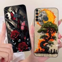 ราคา เคส Infinix Hot 9 ฝาครอบแมวน่ารักแฟชั่นตลกทาสีเคสโทรศัพท์ Infinix X655 X655C X655D (51756638516)