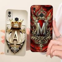 ราคา Tecno Pop 3 Plus Case Cover Aesthetic Luxury AZ ตัวอักษร 2D ทาสีปลอกซิลิโคน Tecno Pop 3Plus (49458801013)