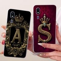 ราคา Clear สําหรับ Samsung A2 Core SM A260F SM A260G สําหรับ Samsung Galaxy A2 Core กรณีหรูหรา Crown AZ ตัวอักษร 2D แบนรูปแบบนุ่มเคสโทรศัพท์ (49156500045)