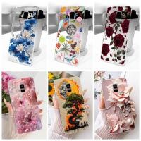 ราคา ปลอกใสสําหรับ Samsung Galaxy A8 Plus 2018 SM A730F เคสโทรศัพท์สําหรับ Samsung A8 Plus 2018 แฟชั่นผีเสื้อตลกน่ารักทาสี (47154611356)