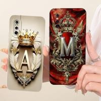 ราคา Vivo V15 Pro กรณีหรูหรา AZ ตัวอักษรแฟชั่น Crown 2D ทาสีซิลิคอนปลอก V15 Pro Vivo 1818 (45005902898)
