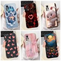 ราคา เคส Infinix Note 11 Pro X697 Infinix Note 11S X698 ปกแฟชั่นหรูหราดอกไม้ Kawaii แมวน่ารักเคสกันกระแทก (42011454923)