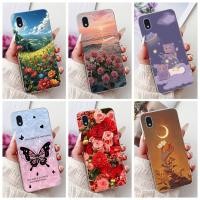 ราคา SAMSUNG สําหรับSamsung A01 CoreกรณีSM A013Fใสความงามแมวน่ารักแฟชั่นดอกไม้ทาสีปกหลังสําหรับSamsung Galaxy A01 Coreเคสโทรศัพท์SM A013M (41364111423)