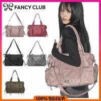 ราคา FANCY CLUB กระเป๋าสะพายข้างผู้หญิง กระเป๋าสะพายข้าง กระเป๋าถือ กระเป๋าสะพายไหล่ ถุงขนาดใหญ่ ถุงขนาดเล็ก Gray Pink (43079092919)