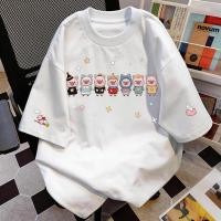 ราคา TEE SHOP เสื้อยืด oversize เสื้อเท่ๆ เกาหลี Seven cute pigs ไม่หดตัว เสื้อแฟชั่นใ เกาหลีสไตล์ พิมพ์ลาย ผ้านิ่มใส่สบาย (50006788775)